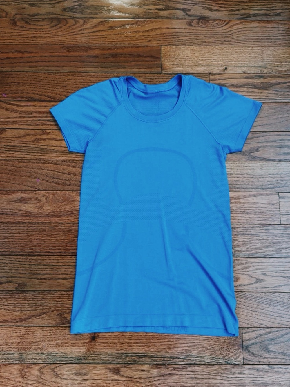 lululemon athletica Bright Blue Short-Sleeve Women's Active Tee